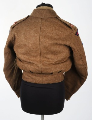 WW2 British Battle Dress Uniform & Beret, Royal Artillery Officer, Air Observer Pilot. - 6