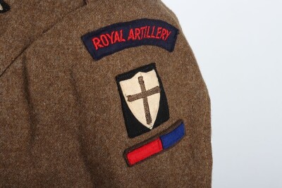 WW2 British Battle Dress Uniform & Beret, Royal Artillery Officer, Air Observer Pilot. - 8
