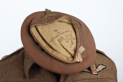 WW2 British Battle Dress Uniform & Beret, Royal Artillery Officer, Air Observer Pilot. - 14