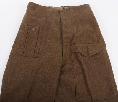 WW2 British 1940 Pattern Battle Dress Trousers. - 2