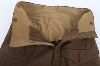 WW2 British 1940 Pattern Battle Dress Trousers. - 5