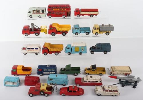 Playworn Corgi Toys vehicles