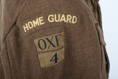 WW2 British 4th Oxfordshire (Bullingdon) Home Guard Battle Dress Blouse - 5