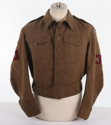 WW2 British Parachute Regiment Austerity Battle Dress Blouse. - 4