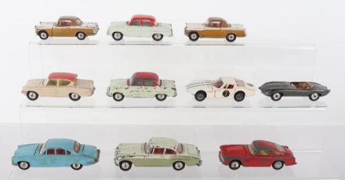 Playworn Corgi Toys cars