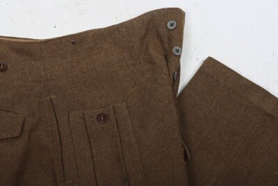 WW2 British Austerity Pattern Battle Dress Trousers. - 3