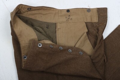 WW2 British Austerity Pattern Battle Dress Trousers. - 4