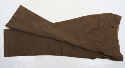 WW2 British Austerity Pattern Battle Dress Trousers. - 6