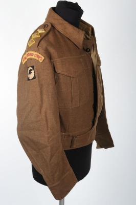 WW2 British 30 Corps, Royal Armoured Corps Battle Dress Blouse. - 2