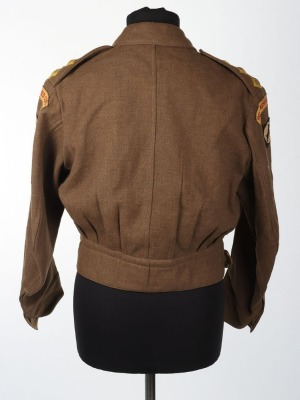 WW2 British 30 Corps, Royal Armoured Corps Battle Dress Blouse. - 3