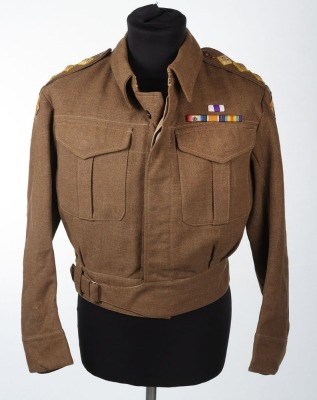 WW2 British 30 Corps, Royal Armoured Corps Battle Dress Blouse. - 4