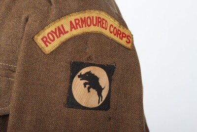 WW2 British 30 Corps, Royal Armoured Corps Battle Dress Blouse. - 6