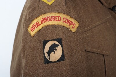 WW2 British 30 Corps, Royal Armoured Corps Battle Dress Blouse. - 8