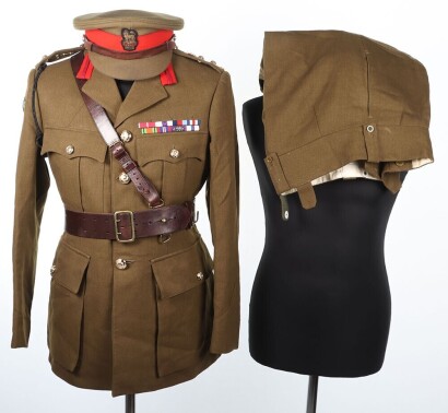 Colonels Service Dress Uniform and Peaked Cap, Military Cross Winner, D-Day, June 1944.