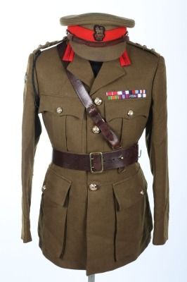 Colonels Service Dress Uniform and Peaked Cap, Military Cross Winner, D-Day, June 1944. - 2