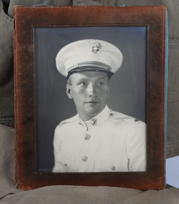 WW2 USMC, Marine Corps P41 HBT Field Jacket. - 2