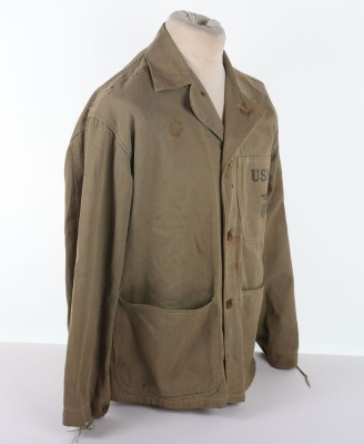 WW2 USMC, Marine Corps P41 HBT Field Jacket. - 7
