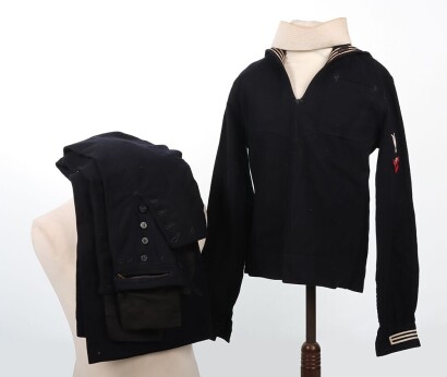 WW2 US Navy Enlisted Blue Service Dress Uniform.