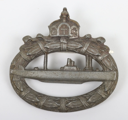 WW1 Imperial German Navy U-Boat Badge by Unknown Maker