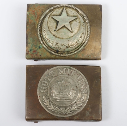WW1 German and Turkish Other Ranks Belt Buckles
