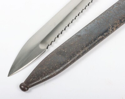 WW1 German G98 Saw Back Pioneer Bayonet. - 3