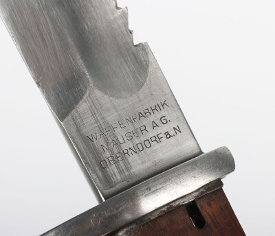 WW1 German G98 Saw Back Pioneer Bayonet. - 6