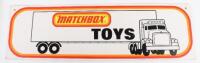 Matchbox Toys Double Side Shop Card Sign