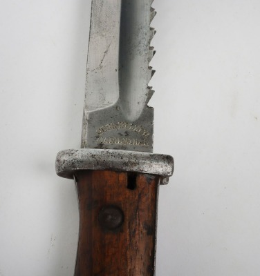 Imperial German S84/98 Sawback Bayonet - 8