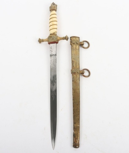 Imperial German Naval Officers Dagger by WKC