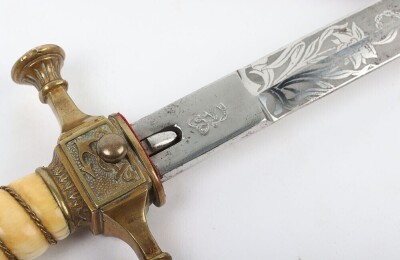 Imperial German Naval Officers Dagger by WKC - 17