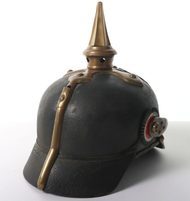 Rare Imperial German Hesse Infantry Regiment Nr115 Other Ranks Pickelhaube - 9