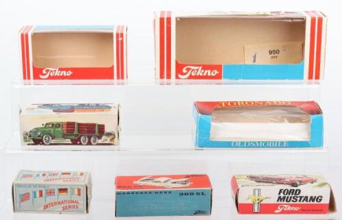 Five Original Empty Tekno Boxes