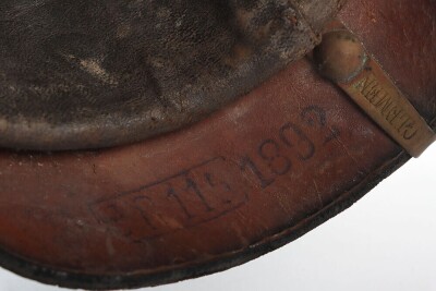Rare Imperial German Hesse Reserve Other Ranks Pickelhaube, - 11