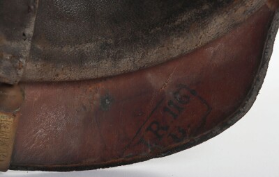 Rare Imperial German Hesse Reserve Other Ranks Pickelhaube, - 12