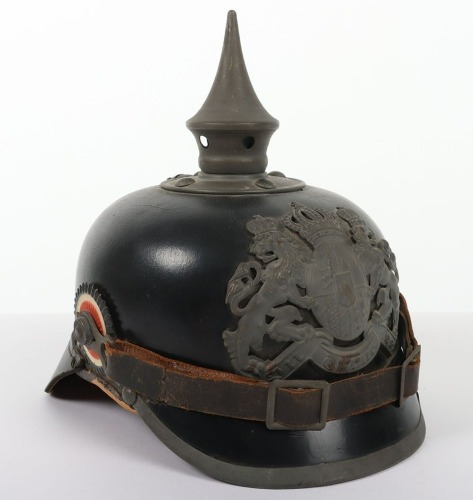 WW1 Bavarian M-15 Pickelhaube
