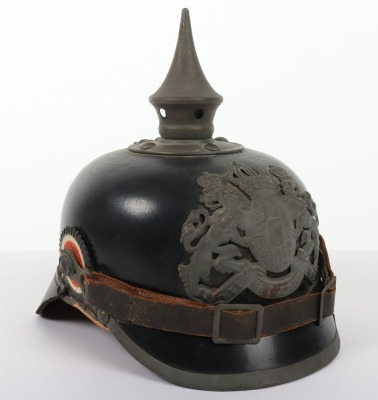 WW1 Bavarian M-15 Pickelhaube