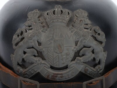 WW1 Bavarian M-15 Pickelhaube - 3