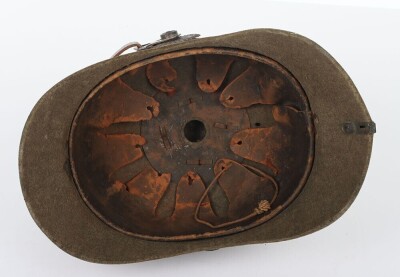 WW1 Imperial German Prussian Felt Ersatz Pickelhaube. - 9