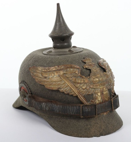 WW1 German Prussian Grenadier Regiment Ersatz Pickelhaube