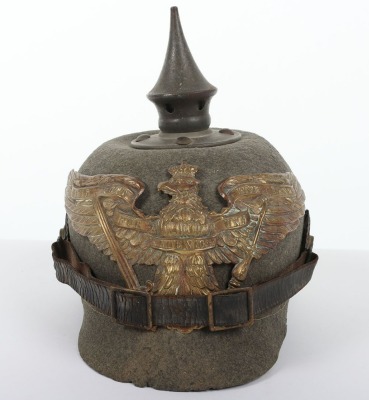 WW1 German Prussian Grenadier Regiment Ersatz Pickelhaube - 2