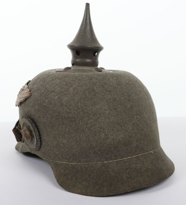 WW1 German Prussian Grenadier Regiment Ersatz Pickelhaube - 7