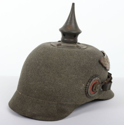 WW1 German Prussian Grenadier Regiment Ersatz Pickelhaube - 8
