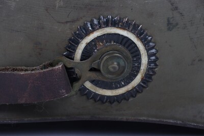 Rare WW1 German Prussian Spun Steel Ersatz Pickelhaube - 6