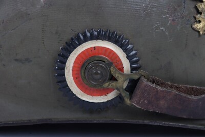 Rare WW1 German Prussian Spun Steel Ersatz Pickelhaube - 9