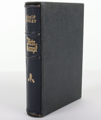 Third Reich Adolf Hitler Mein Kampf, wedding edition 1939 issued by Reichsmessestadt Leipzig - 2