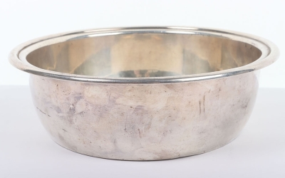 Third Reich Deutsche Reichsbahn Alpaka Silverware Large Bowl from Hermann Goring Dining Wagon 10 241, Part of Sonderzug Asien - 6