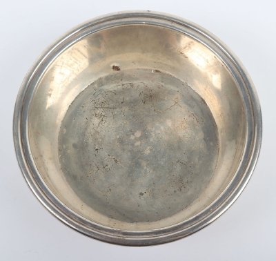 Third Reich Deutsche Reichsbahn Alpaka Silverware Large Bowl from Hermann Goring Dining Wagon 10 241, Part of Sonderzug Asien - 7