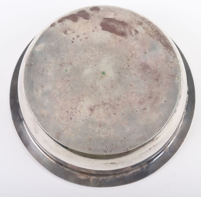 Third Reich Deutsche Reichsbahn Alpaka Silverware Large Bowl from Hermann Goring Dining Wagon 10 241, Part of Sonderzug Asien - 8