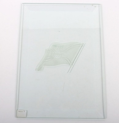 Rare Glass Panel from German Zeppelin 1st Class Office - 6