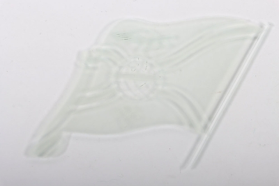 Rare Glass Panel from German Zeppelin 1st Class Office - 7